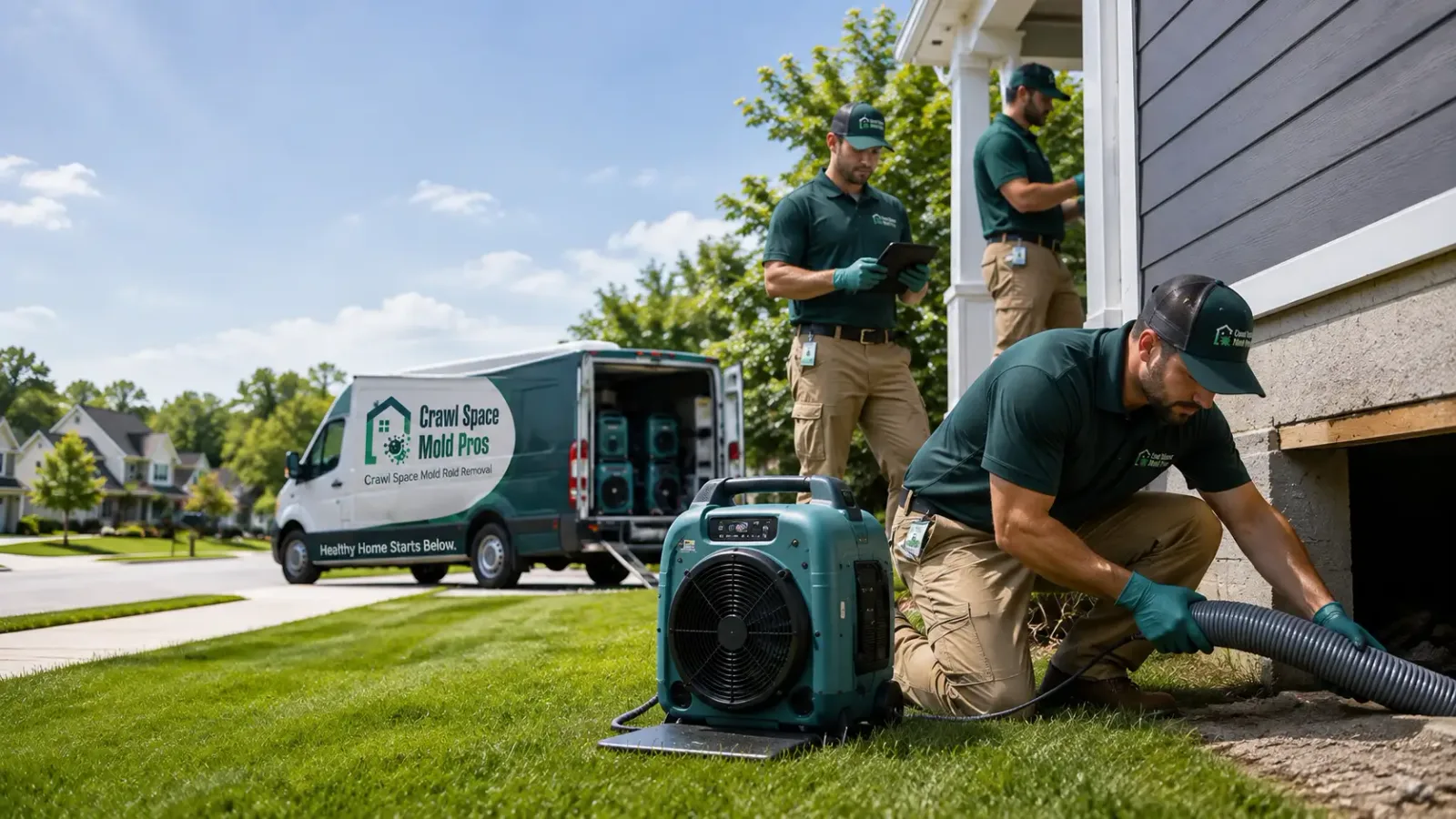 Crawl Space Mold Removal in Canal Winchester, OH
